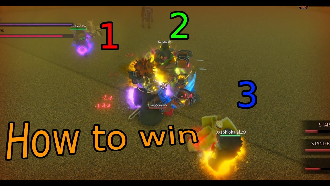 [YBA] How to win a 1v2+