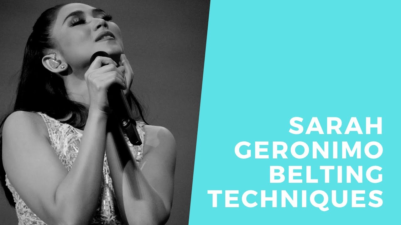 The DIVERSE Belting Techniques of Sarah Geronimo (9 DIFFERENT Techniques)