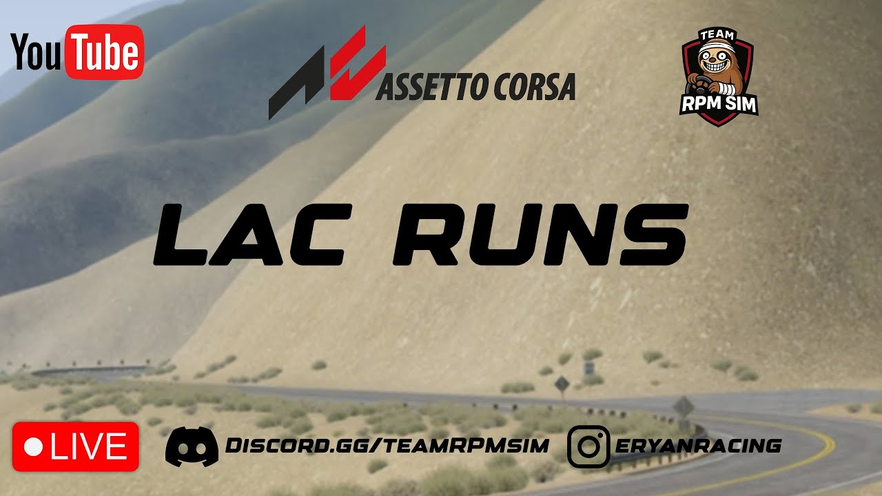 Assetto Corsa GT4 LA Canyun Runs PEAK SIM RACING