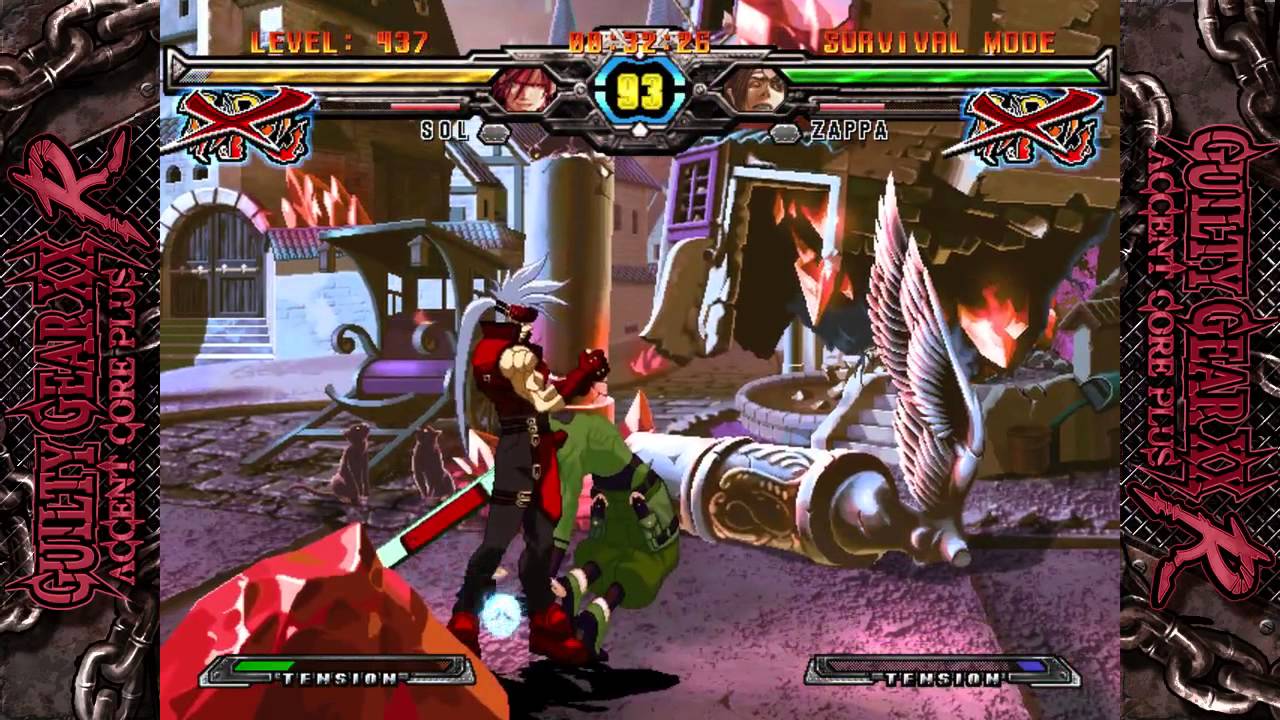 Sol Badguy - Survival Mode - (LVL 1 - 999) - Guilty Gear XX Λ Core