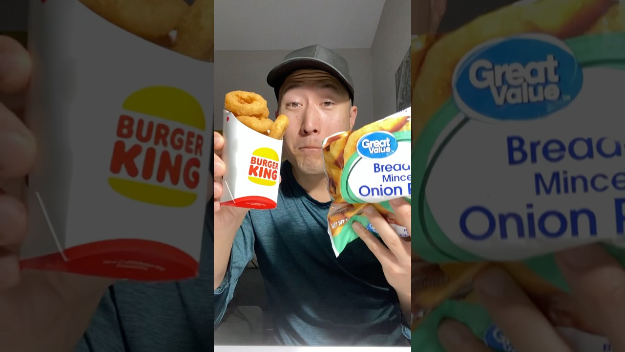 Burger King vs Walmart Onion Rings 🧅🍟