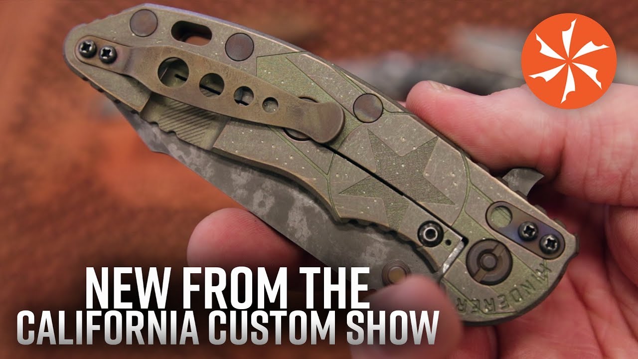 New Rick Hinderer and Allen Elishewitz Knives From The California Custom Knife Show.