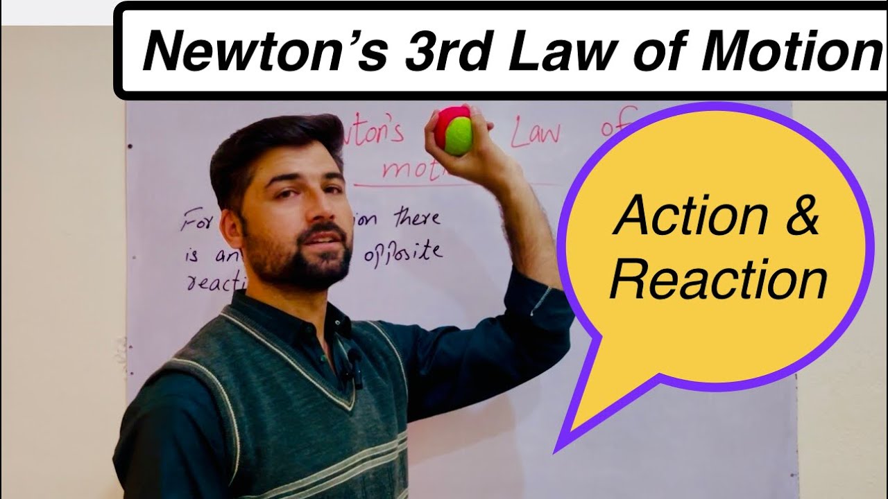 Newton’s 3rd law of motion // class 9 and 1st year #exampreparation #students #physics sics