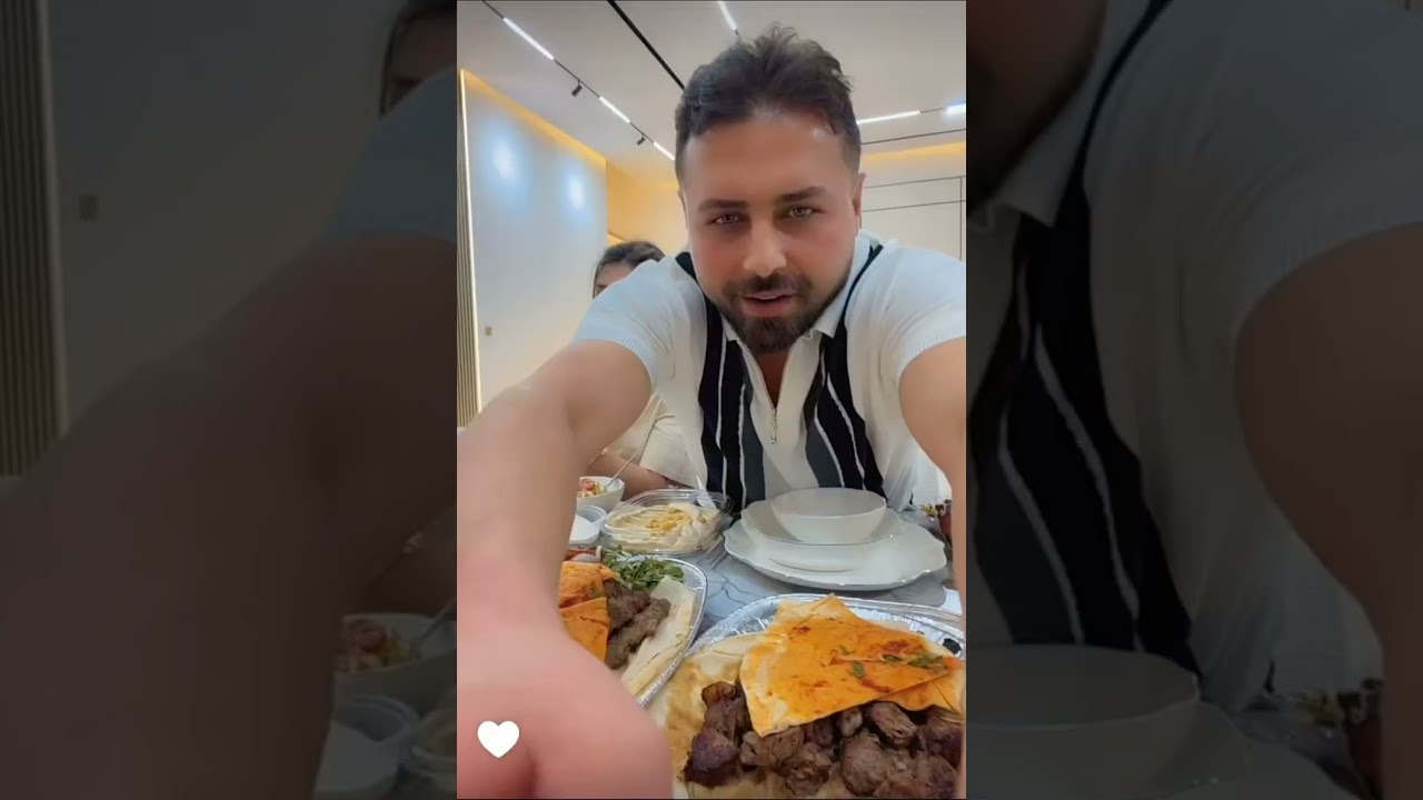 واخيرا عشاء عائلة ريتشو و ننوش مع امي واختي نور مشاوي لحم بتشهي 😋 مع عمي وحماتي 😍 قبل السفر ✈️😍