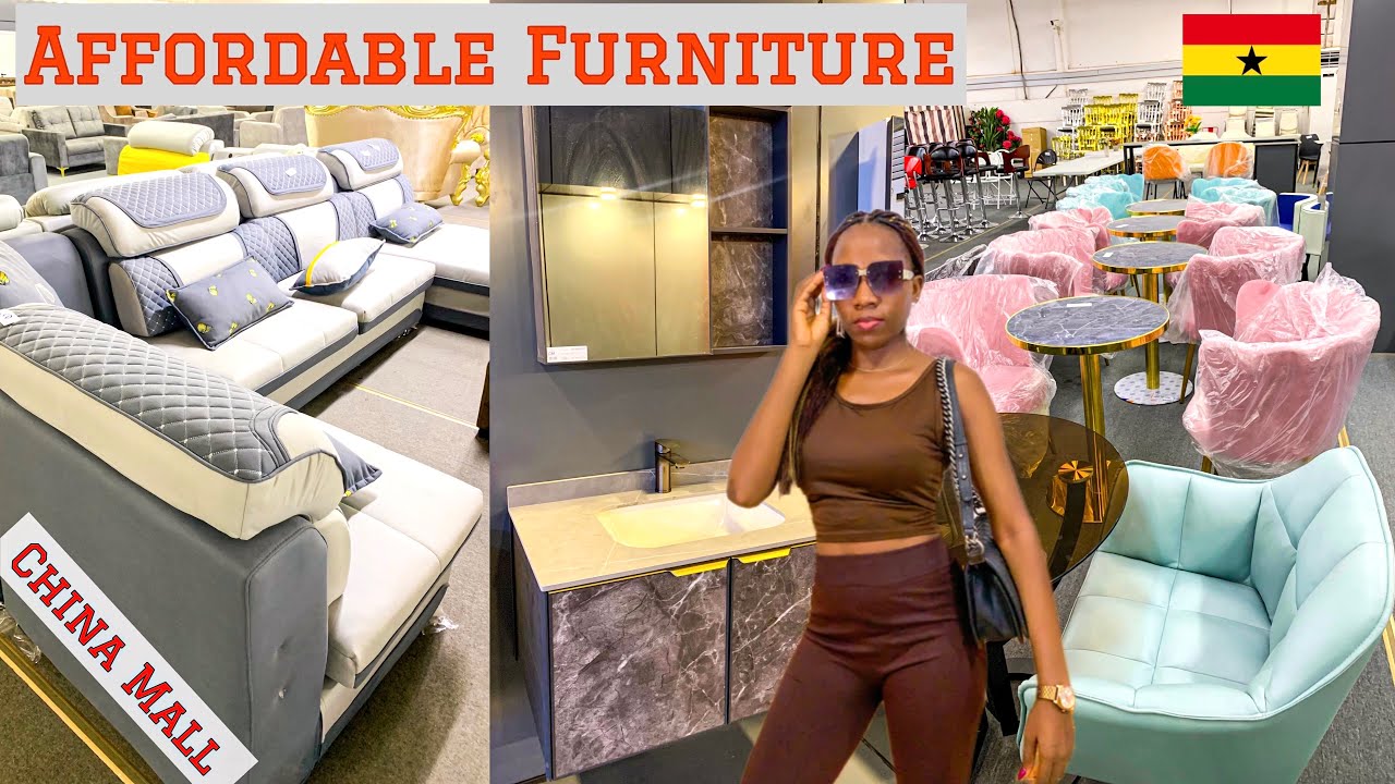 Come Furniture Shopping at China Mall in Accra, Ghana with me