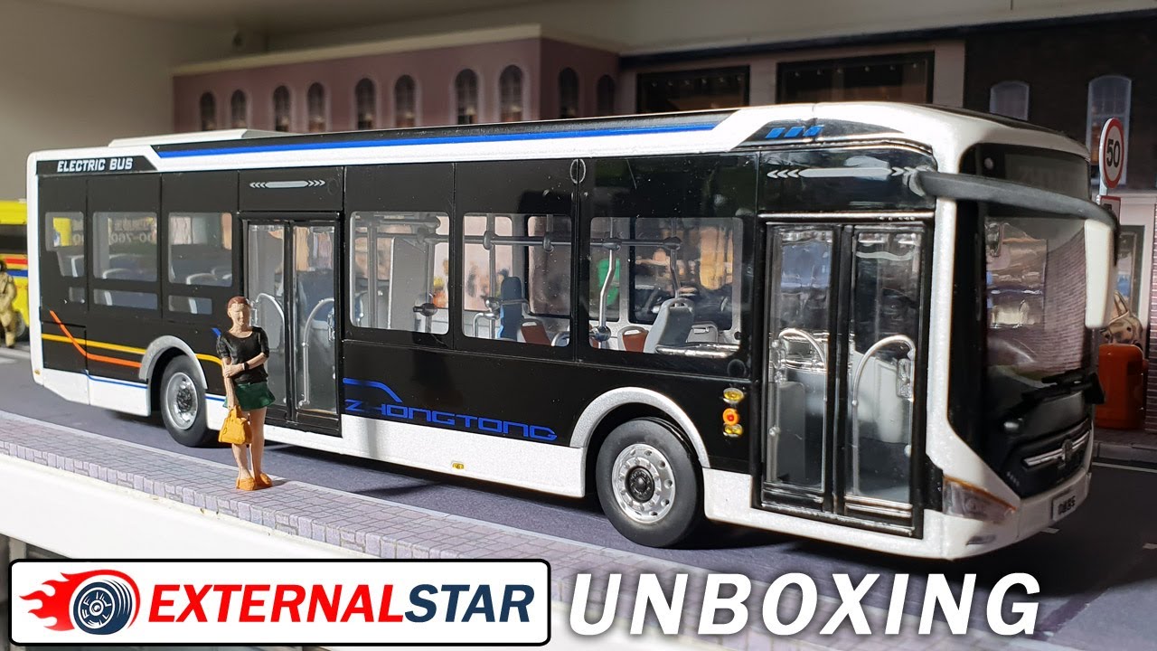 Unboxing Zhong Tong Bus 1/43 scale diecast model