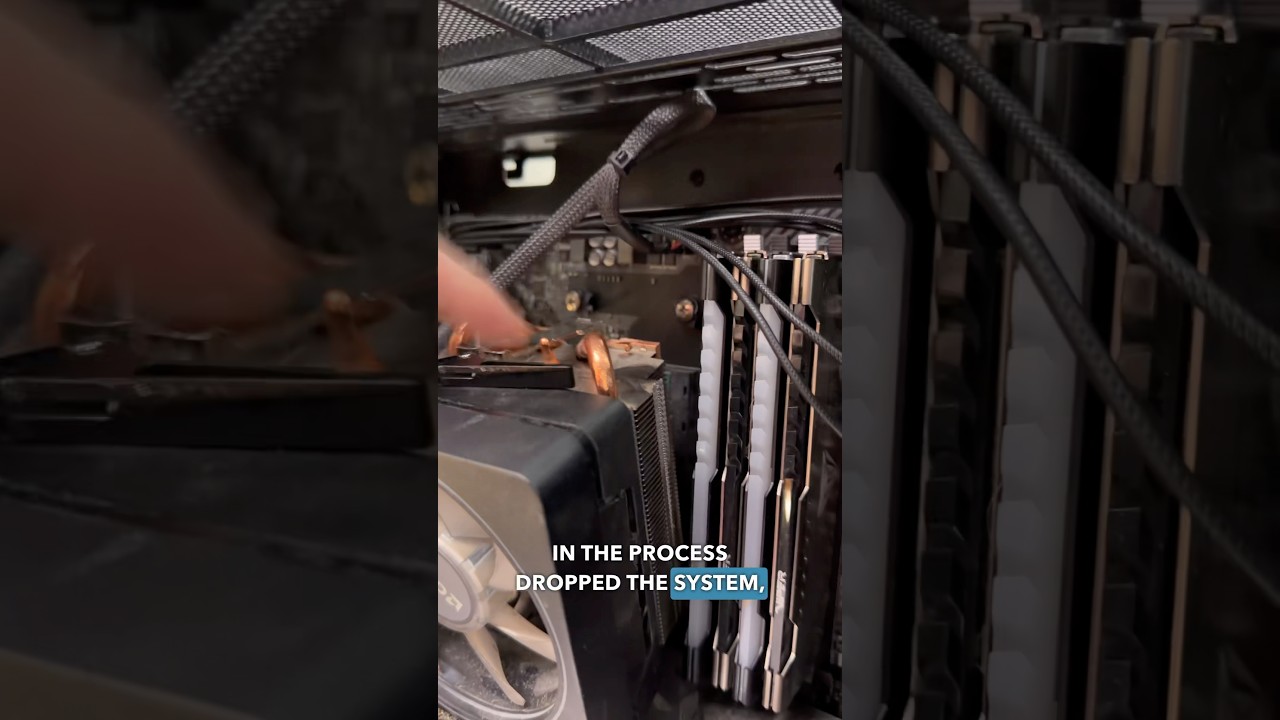 Gaming PC Repair Gone Wrong! #pc #gamingpc #techtips #pcbuild #pcbuilding #pcupgrade