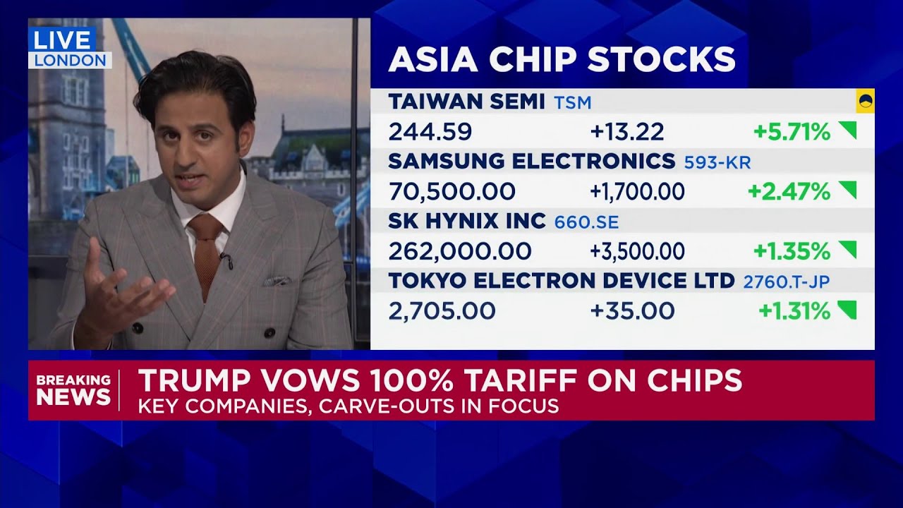 How major chip names could mitigate the effect of Trump's seminconductor tariffs