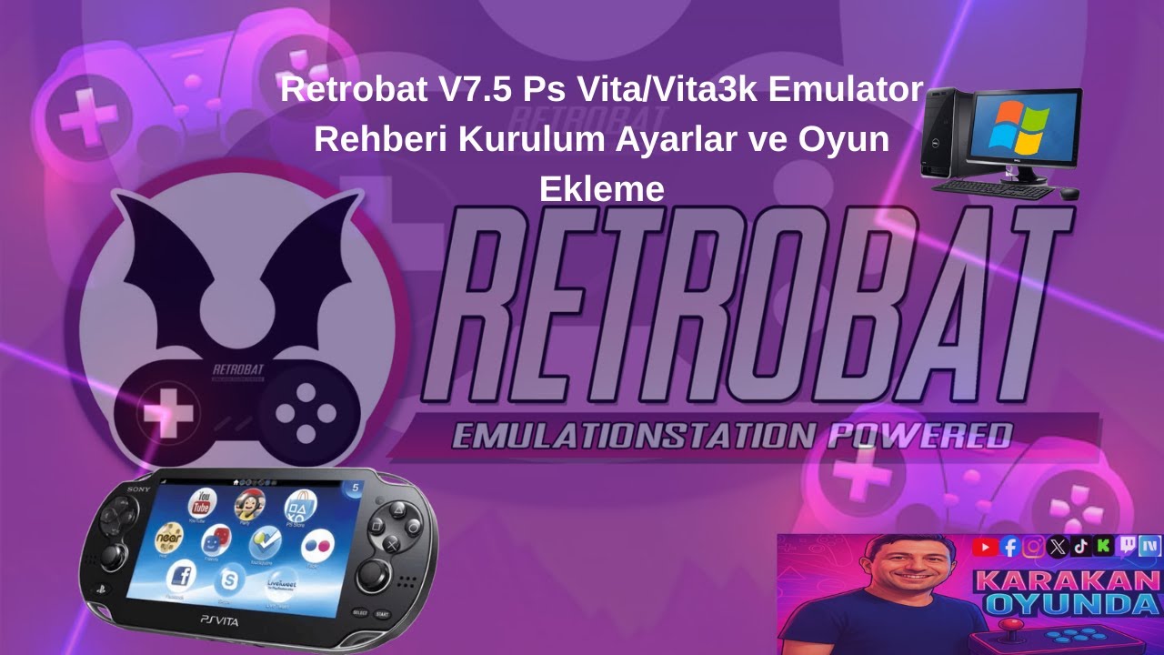 Retrobat V7.5 Ps Vita/Vita3k Emulator Kurulum Ayarlar ve Oyun Ekleme #retrobat #psvita #emulator