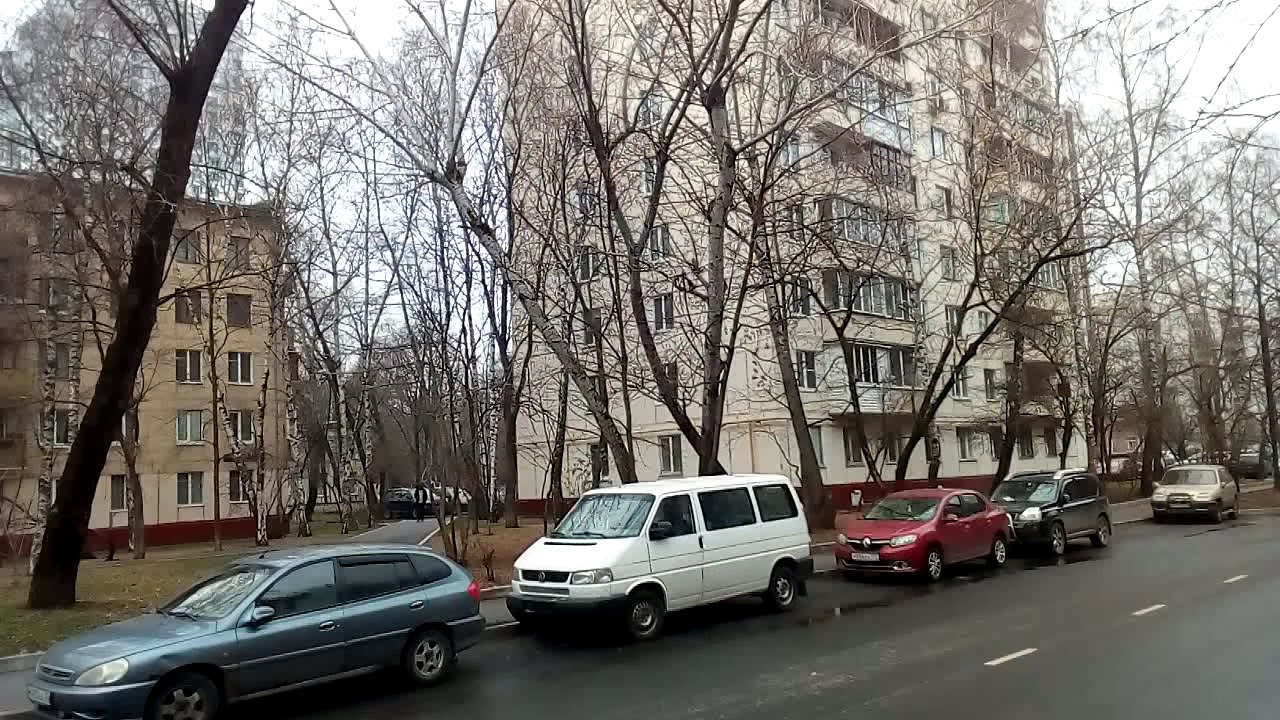 Москва 1207 Астрадамская улица осень день