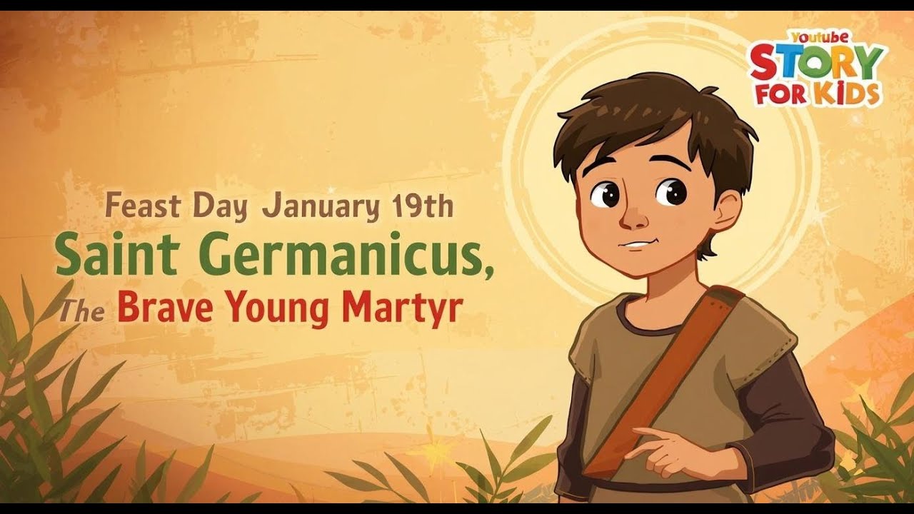 Saint Germanicus | Brave Young Martyr | Feast Day January 19 | Saint Story for Kids