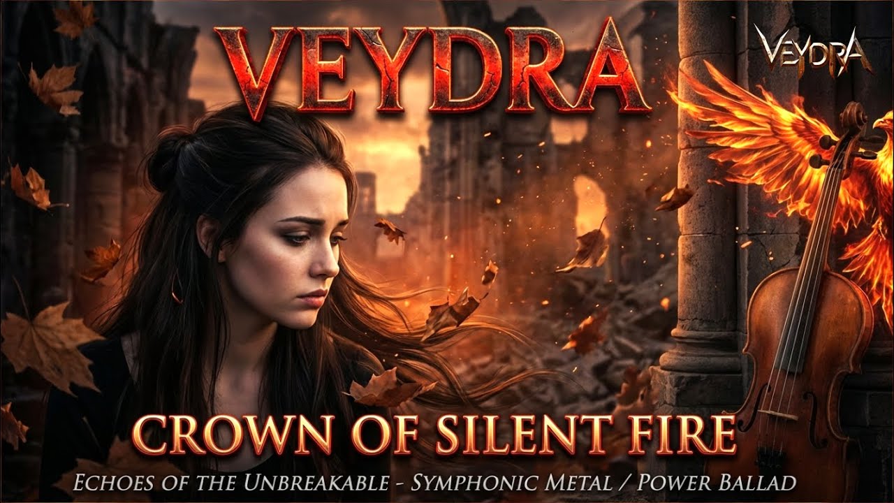 VEYDRA - ALBUM: CROWN OF SILENT FIRE | Top Symphonic Metal Songs -Emotional Power Ballads