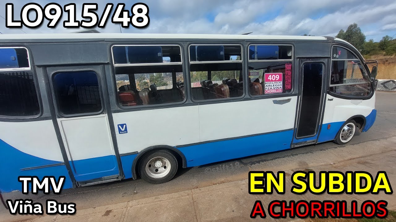 Especial Gran Valparaíso #36 - Mercedes LO-915/Metalpar - TMV Línea 409 - a Chorrillos en Subida