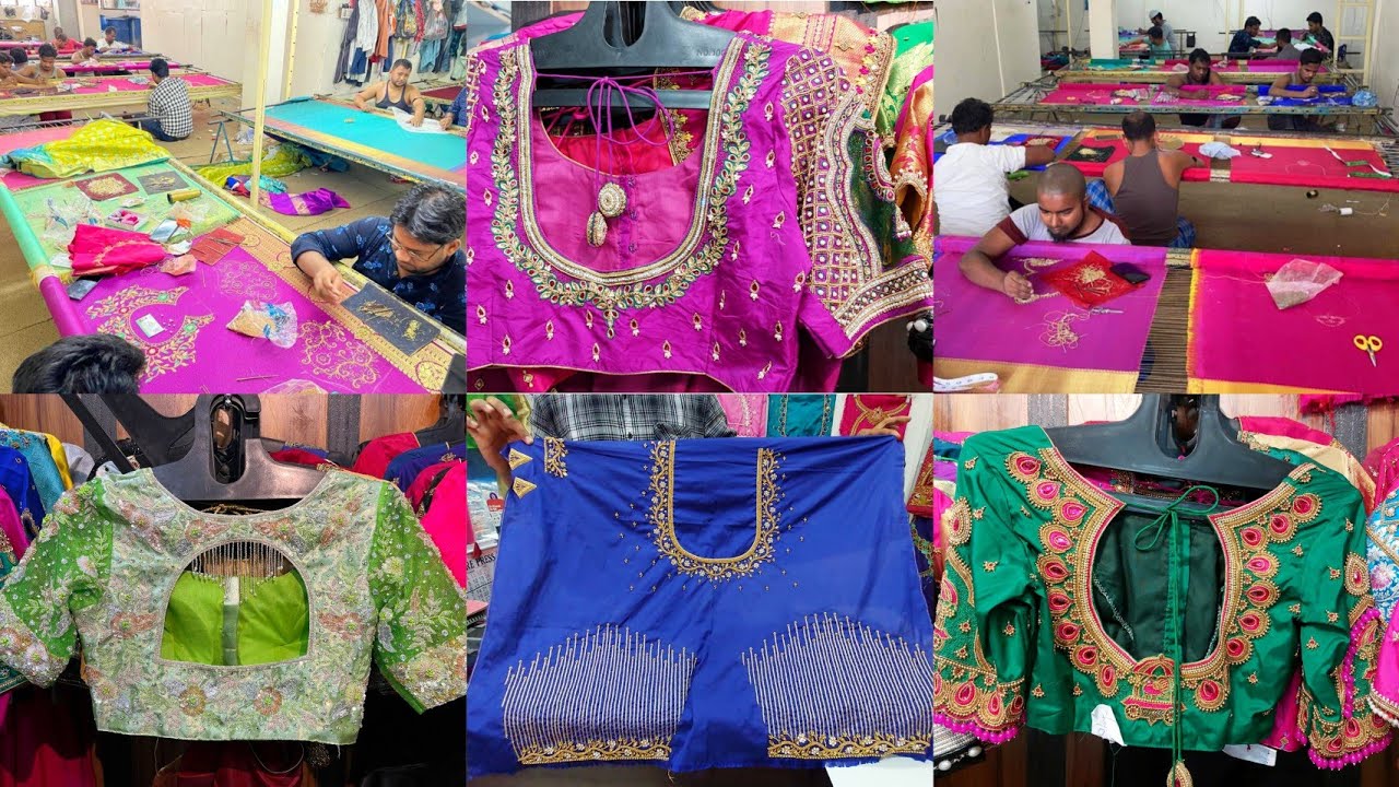 chickpet wholesale handwork blouse design, customisation dresses, blouse stitching|affordable price