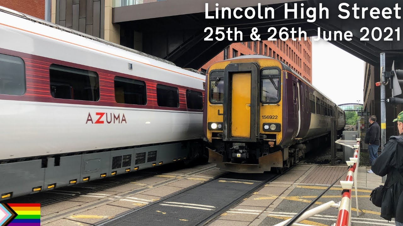 *Brand New Alarm | Day Mode | Night Mode* Lincoln High Street Level Crossing (25th & 26th June 2021)