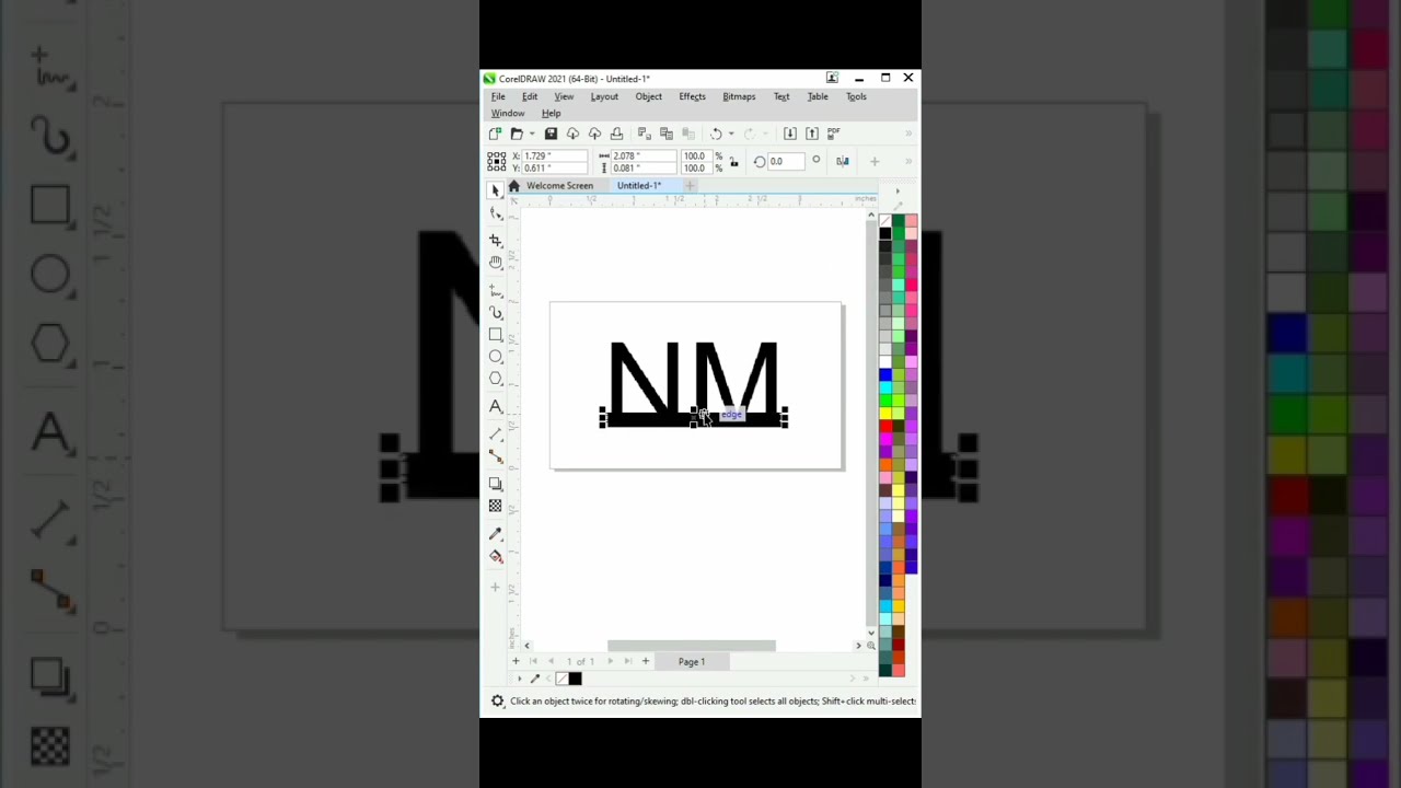 3d coreldrow logo tutorial# coreldrow designs &hearts;️&hearts;️&hearts;️