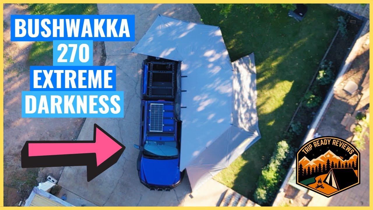 Markiza Bushwakka Extreme Darkness 270 | Rozkładanie, składanie itp. z regulacją czasu | Gotowość...