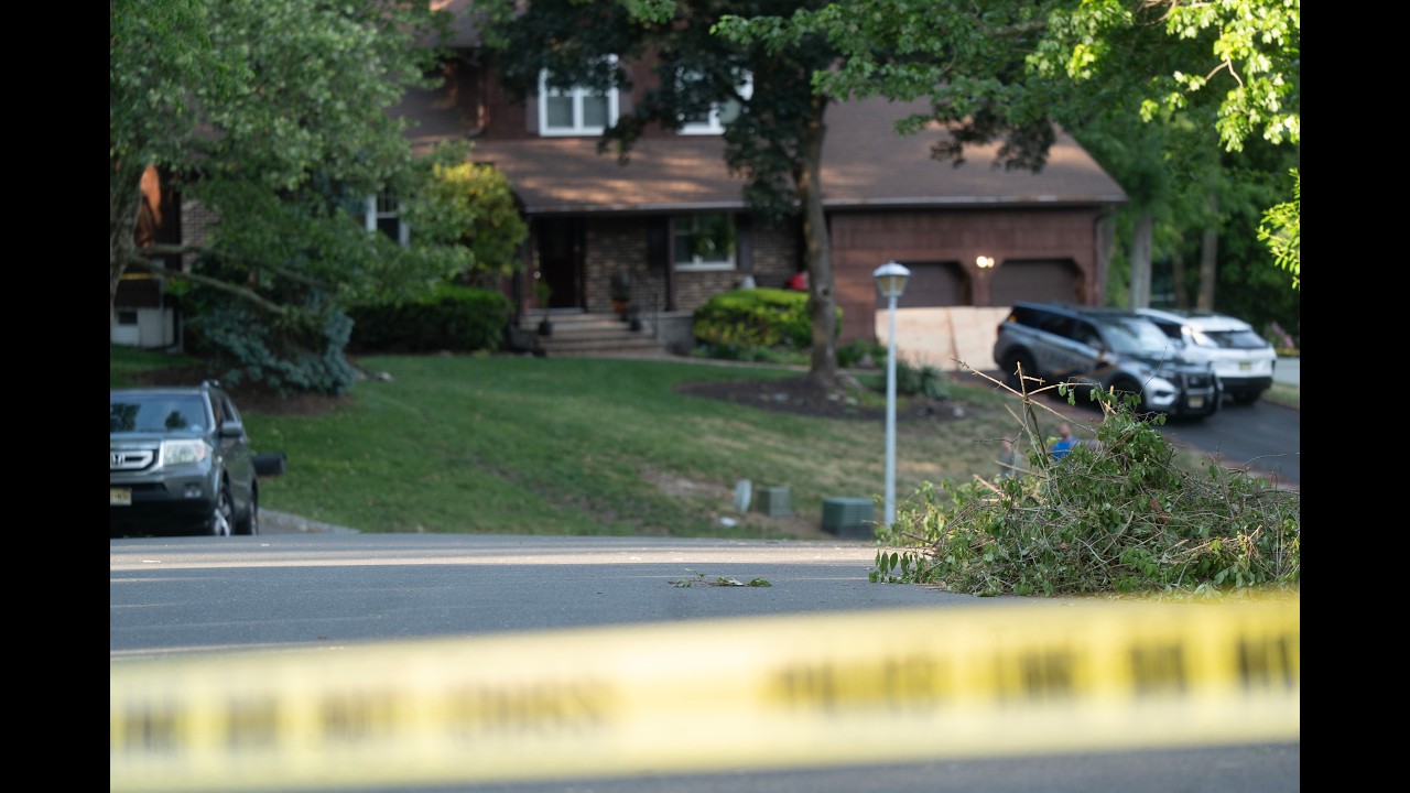 Police respond to a murder at Seward Drive in Ocean Township, New Jersey