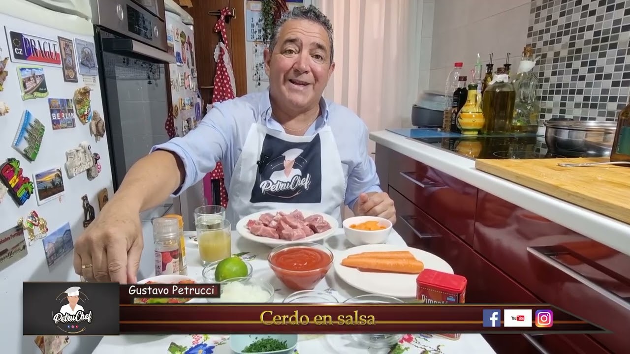 CERDO EN SALSA ROJA