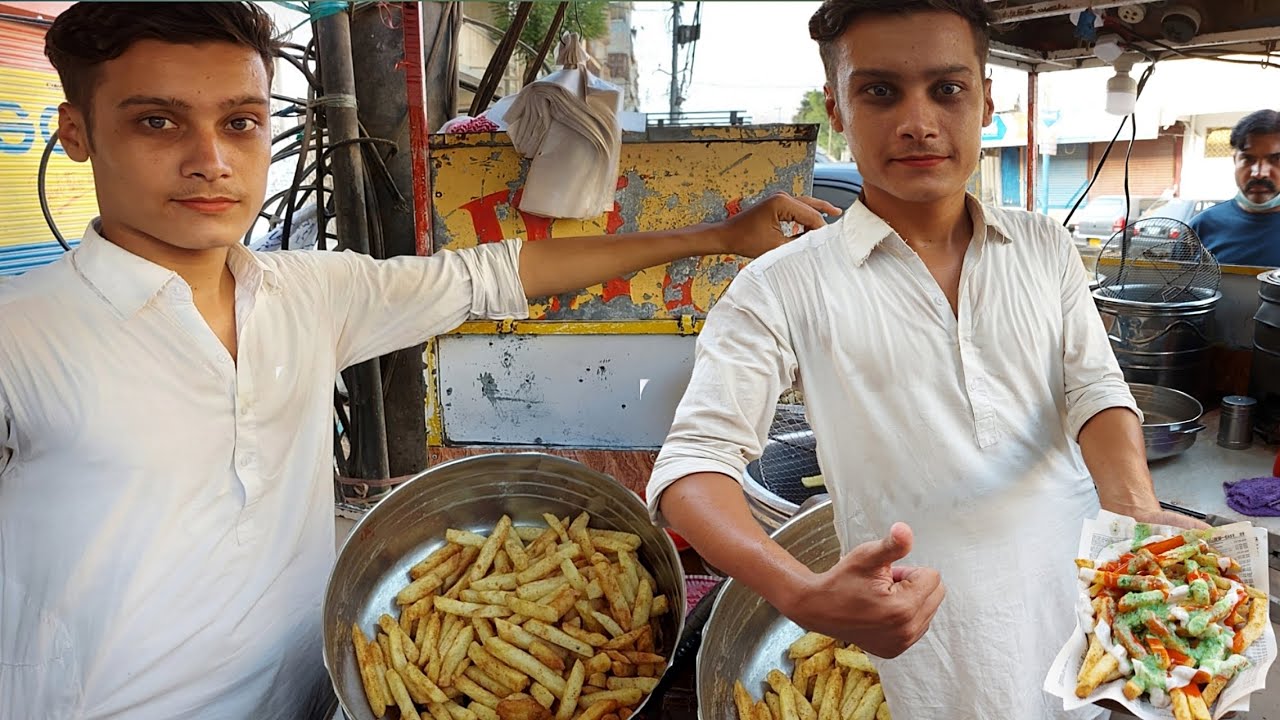 Famous 19 Years Old Hard Working Afghani Boy Making Crispy French Fries | How to Make French Fries.