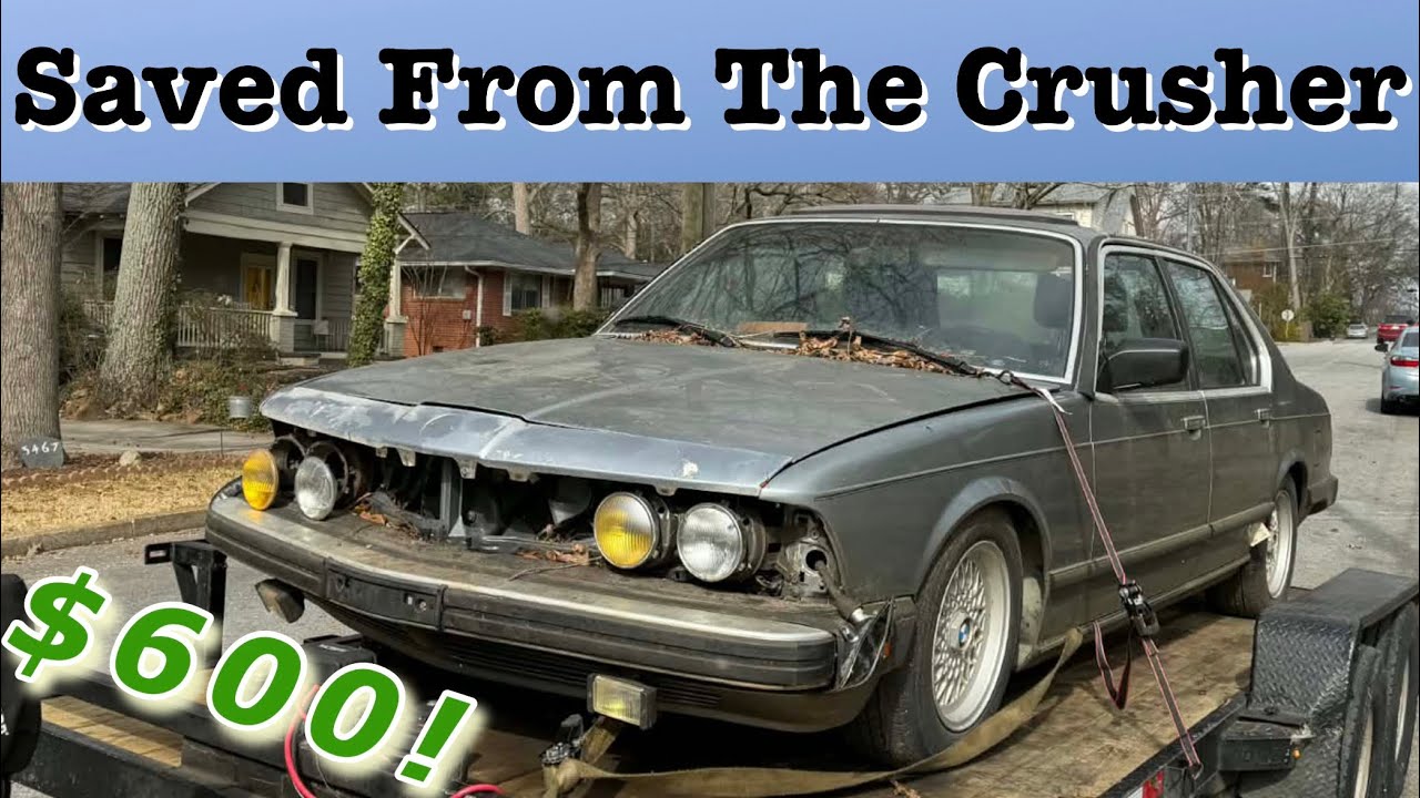 I saved this E23 735i from being crushed.  Is it save-able? 