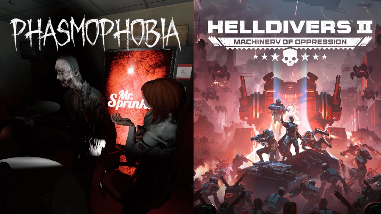 SOME PHASMOPHOBIA THEN HELLDIVERS 1:23:03