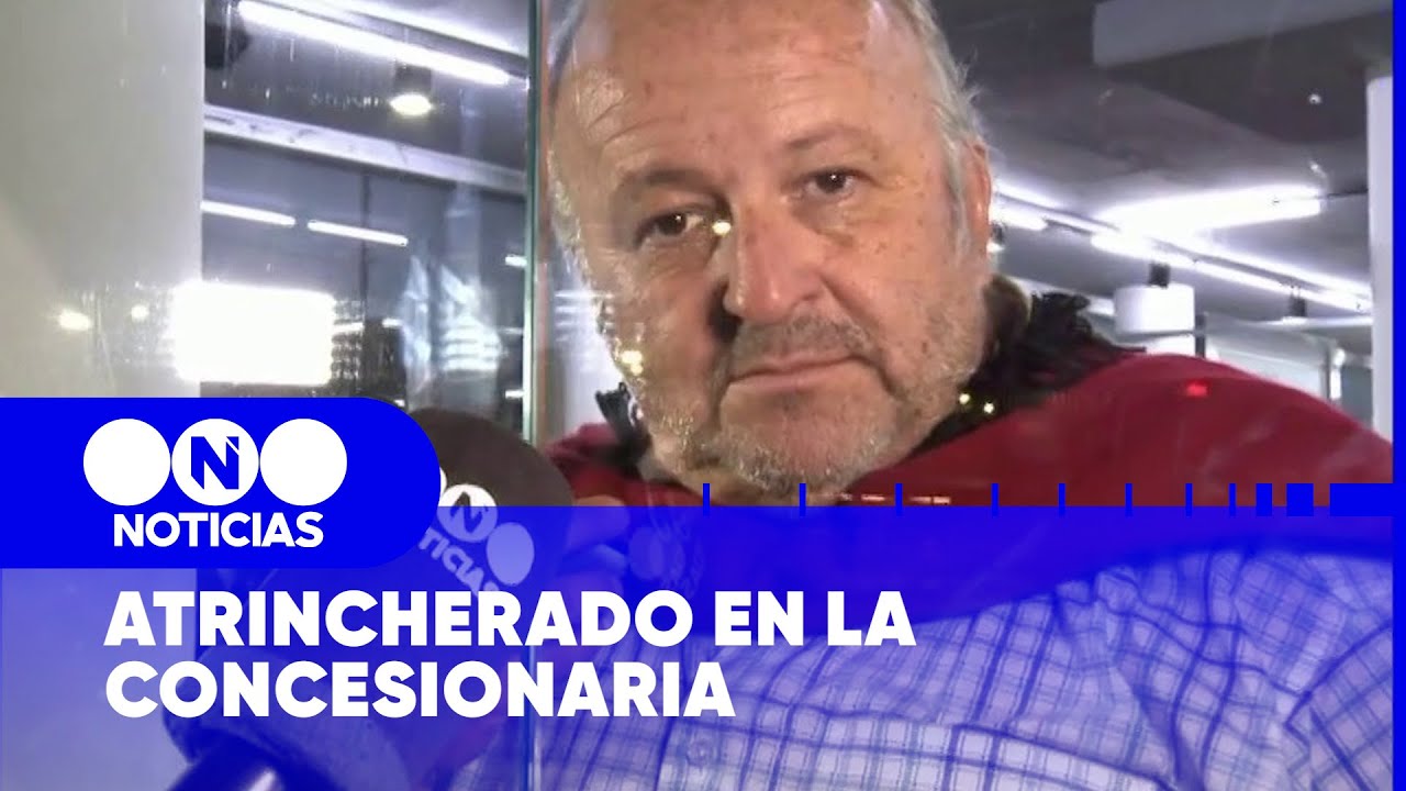 LO ESTAFARON y TERMINÓ ATRINCHERADO en una CONCESIONARIA - Telefe Noticias