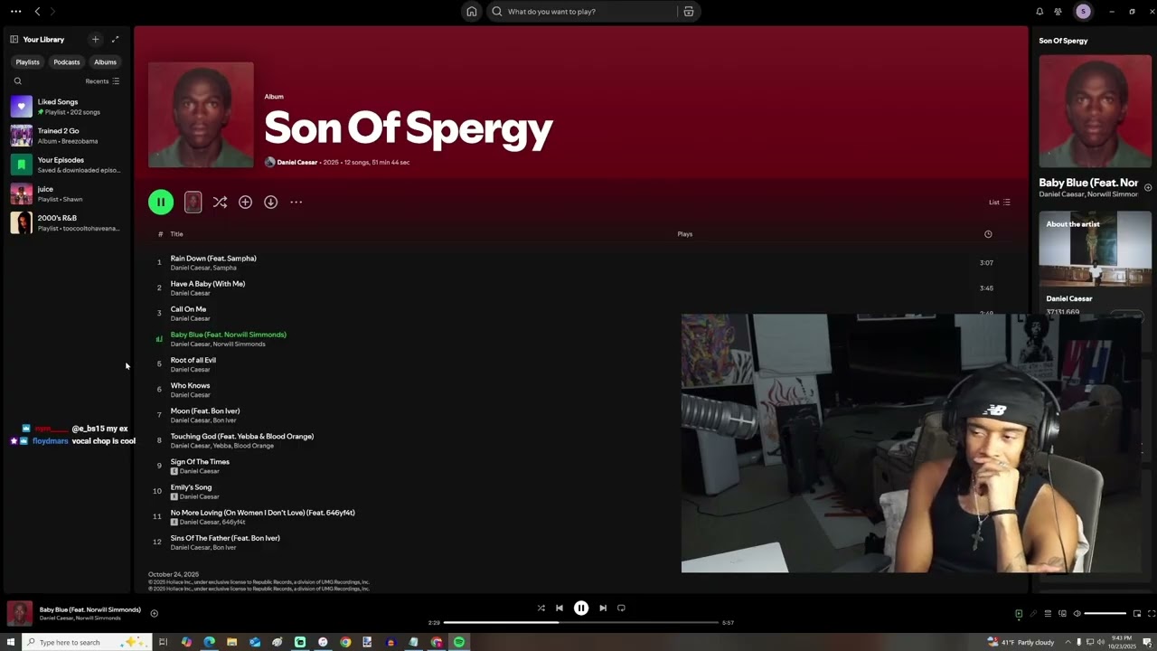Shawn Cee reacts to Daniel Caesar Son of Spergy Album