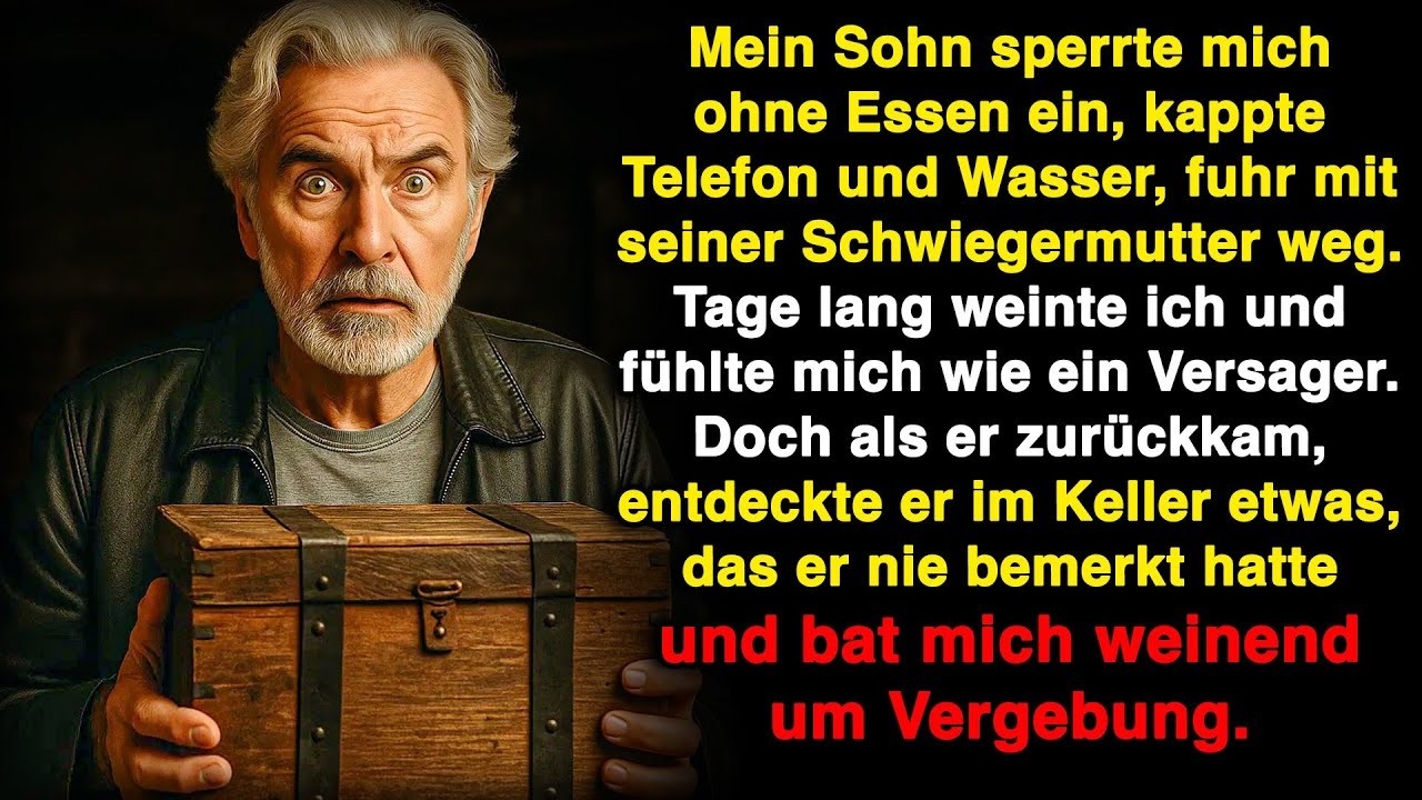 Mein Sohn schrie  'Du wirst hier verrotten!' Dann sperrte er mich ohne Essen ein und fuhr weg