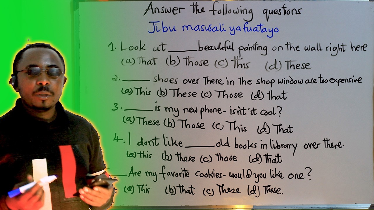 Master Demonstrative Pronouns Easily! | Jifunze This, That, These na Those kwa Kiswahili