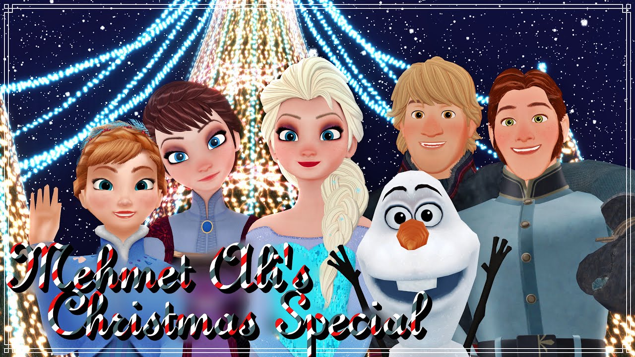 All I Want for Christmas Is You 💝FROZEN FAMILY SPECIAL💝【MMD 4K 60FPS】