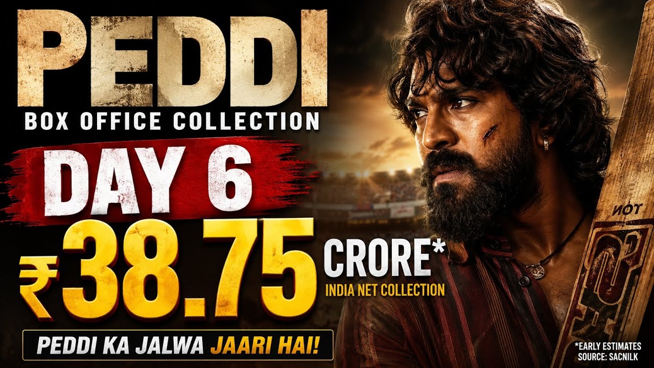 Peddi Day 6 Box Office Collection, peddi day by day collection, Ram Charan Movie, peddi movie review