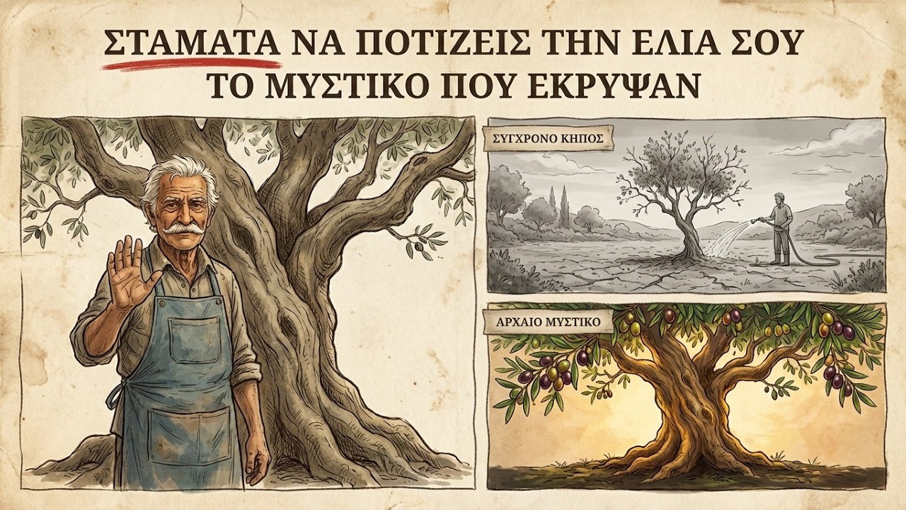 Γιατί η ελιά σου δεν καρπίζει — και το μυστικό που ήξεραν οι παππούδες μας από πάντα