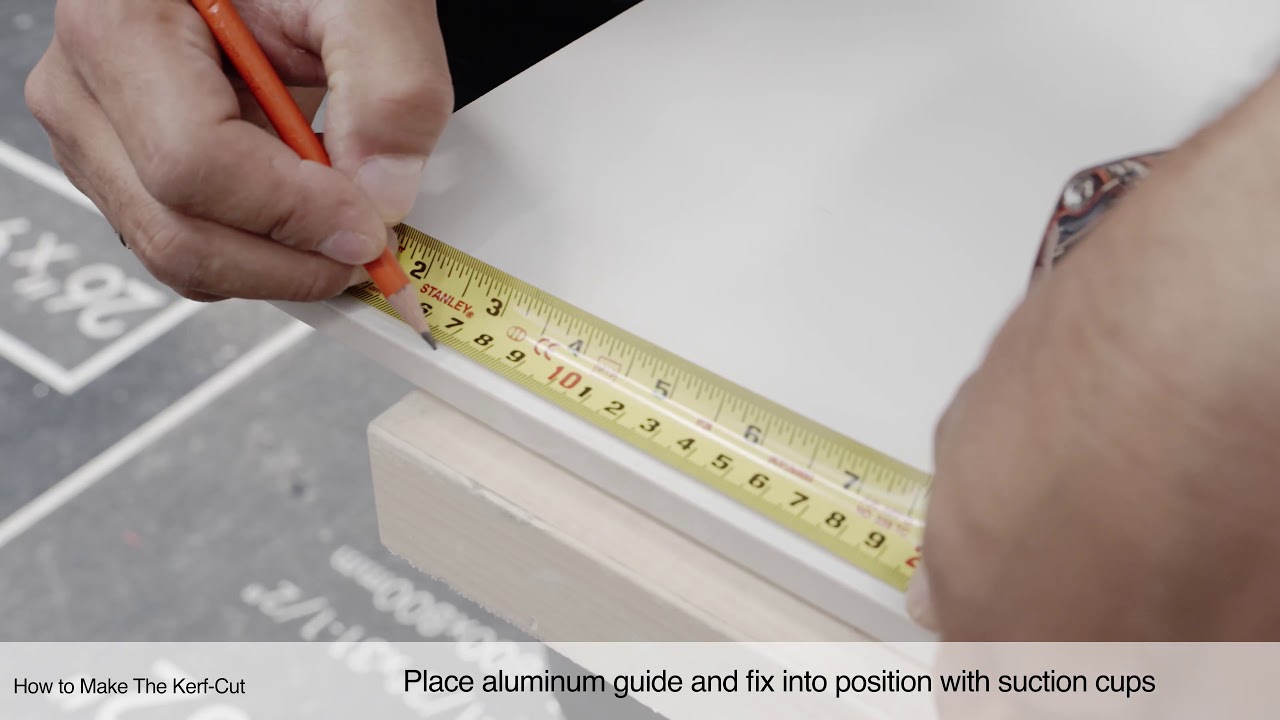 04 PORCELANOSA FACADES HOW TO MAKE THE KERF CUT