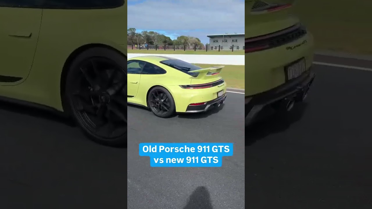 Pitting the older Porsche 911 Carrera GTS against the new one 👀