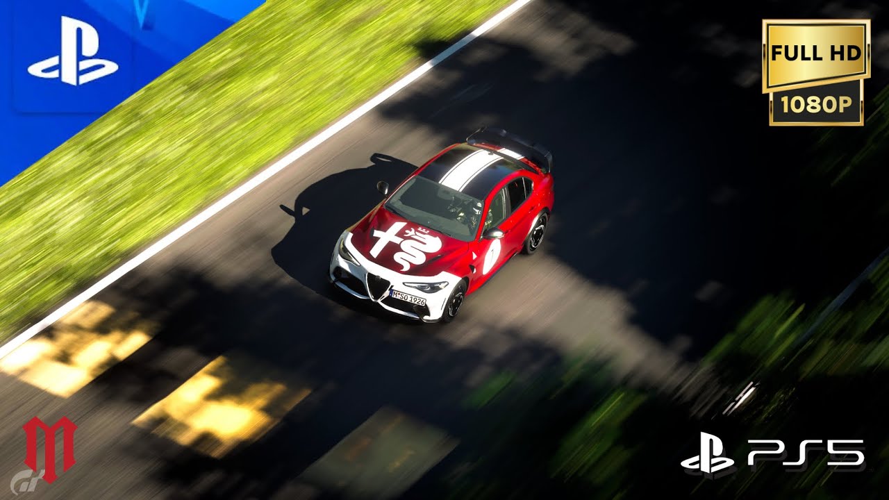 (PS5) GRAN TURISMO 7 - GAMEPLAY ALFA ROMEO GIULIA GTAM - NÜRBURGRING (1080P FULL HD 60FPS)