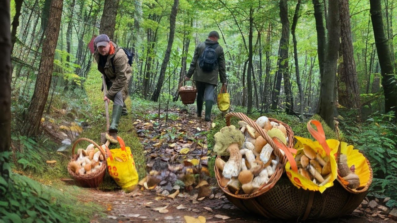 ОЦЕ!! НАКОПАВ ПІВКІЛОГРАМОВИХ БІЛИХ ГРИБІВ! ЩО 😮 ДВА 2️⃣ КРОКИ 🍄‍🟫 ГРИБ!!! А ТУТ ВЗАГАЛІ ТРУБА 🎺