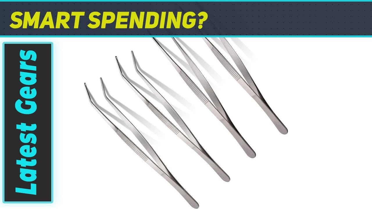 4 Pieces Long Tweezers Set: Best Precision Craft Tools for Every Task