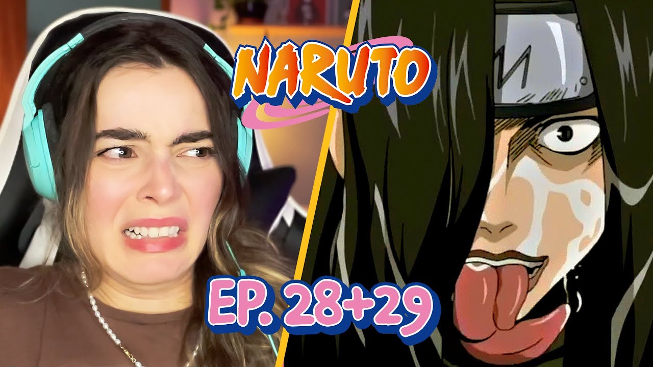 Ai que medo (e que NOJO) dessa linguaruda [React Naruto eps. 28 e 29] #fzzreage