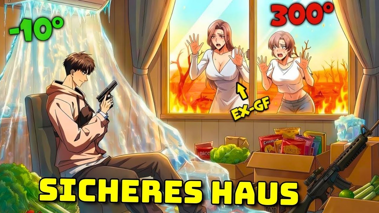 Er baute eine Festung mit unendlichem Essen, um die Sonnenapokalypse zu überleben! - Manhwa
