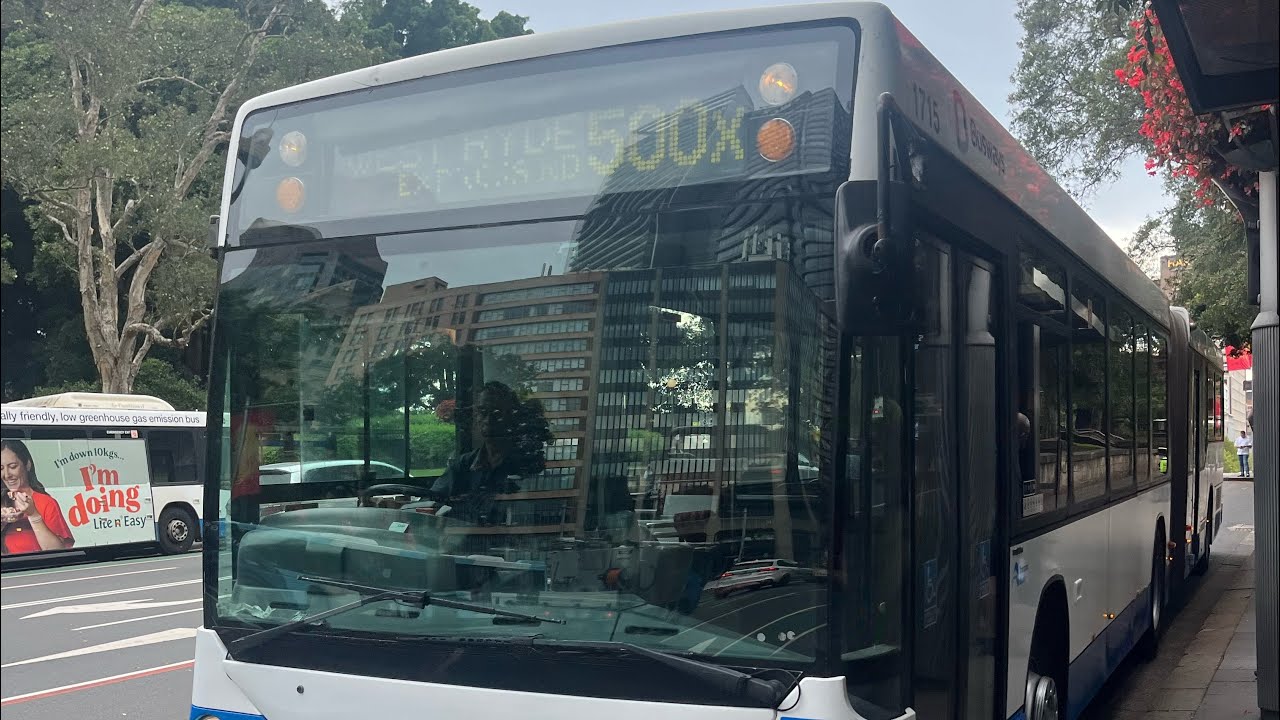 Busways Ryde m/o 1715 Volvo B12BLEA Euro 3 Custom Coaches CB60 National 🍌 🍞 Day Bendy Bus Ride.