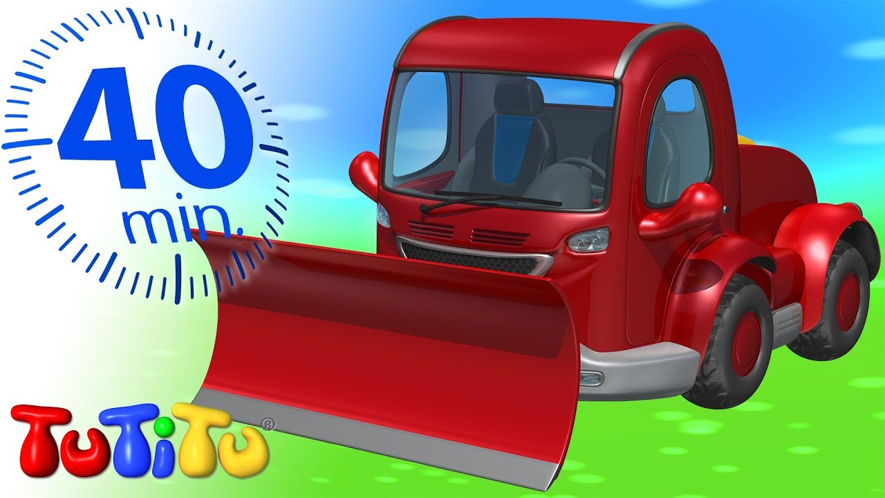 Brinquedo do carro Compilação | Limpa-neve | Carro TuTiTu para crianças especiais