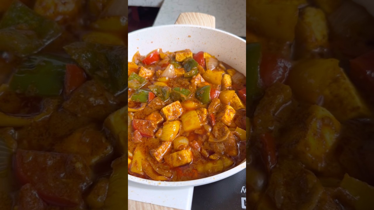 🤩Kadai Paneer Recipe | Colourful Paneer recipe😋 @sheerusdining