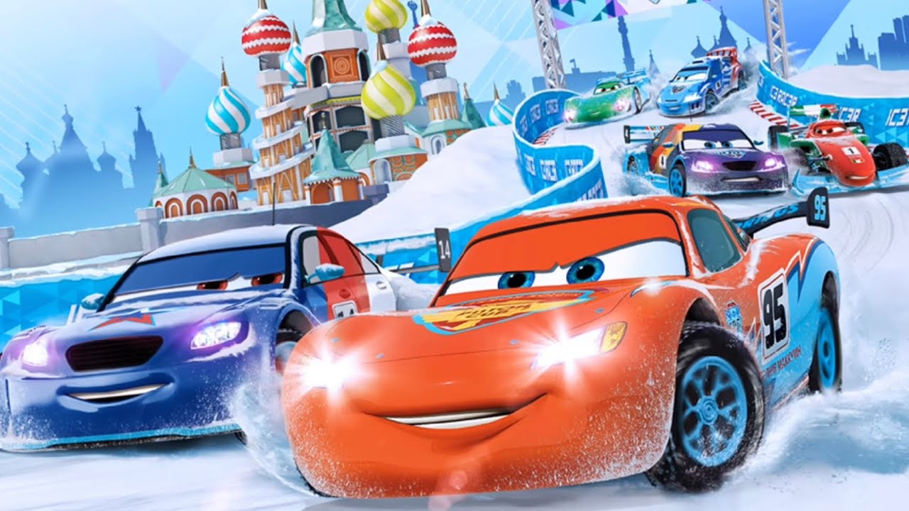 Cars daredevil garage all ice racers
