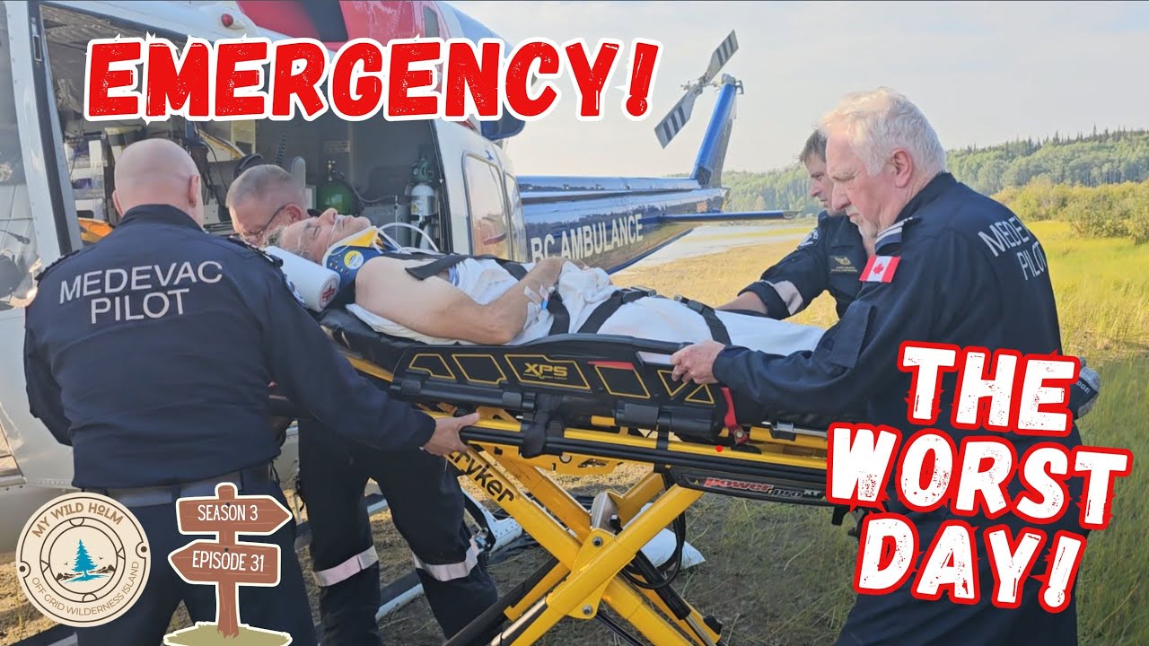 8 Broken Bones – Helicopter Rescue on Our Off-Grid Island – My Wild Holm S3 Ep31