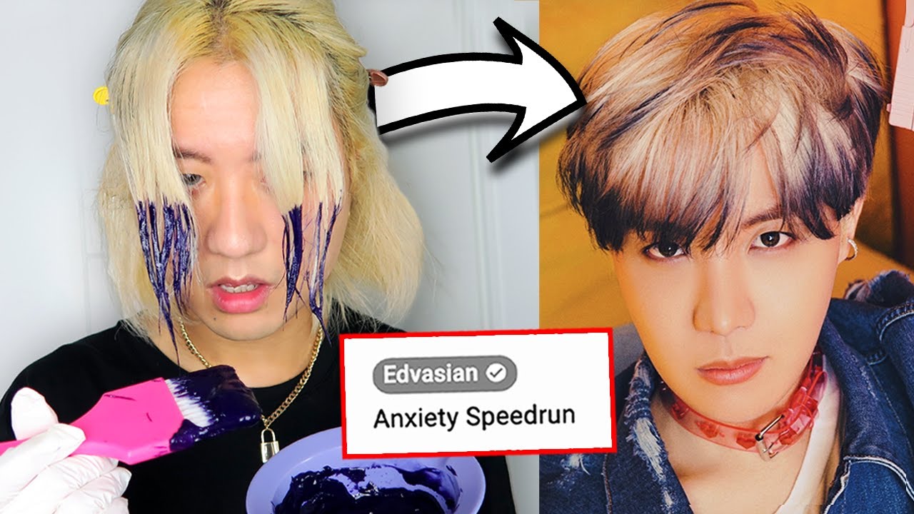 Dyeing my Hair Purple EXACTLY like BTS’ J-Hope