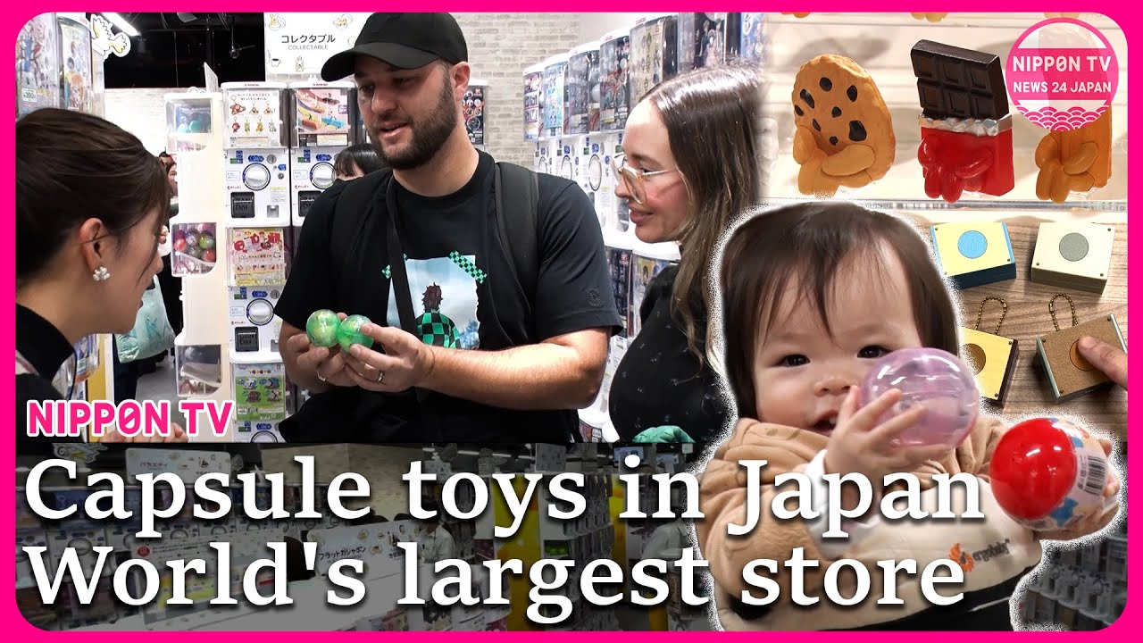 World's Largest Capsule Toy Store in  Japan with 3,000 Machines!