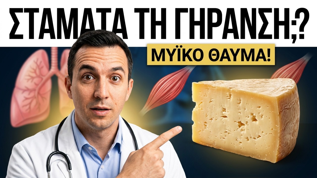 Το «ΘΑΥΜΑΤΟΥΡΓΟ» ΤΥΡΙ που Επιβραδύνει τη Μυϊκή Γήρανση Μετά τα 60
