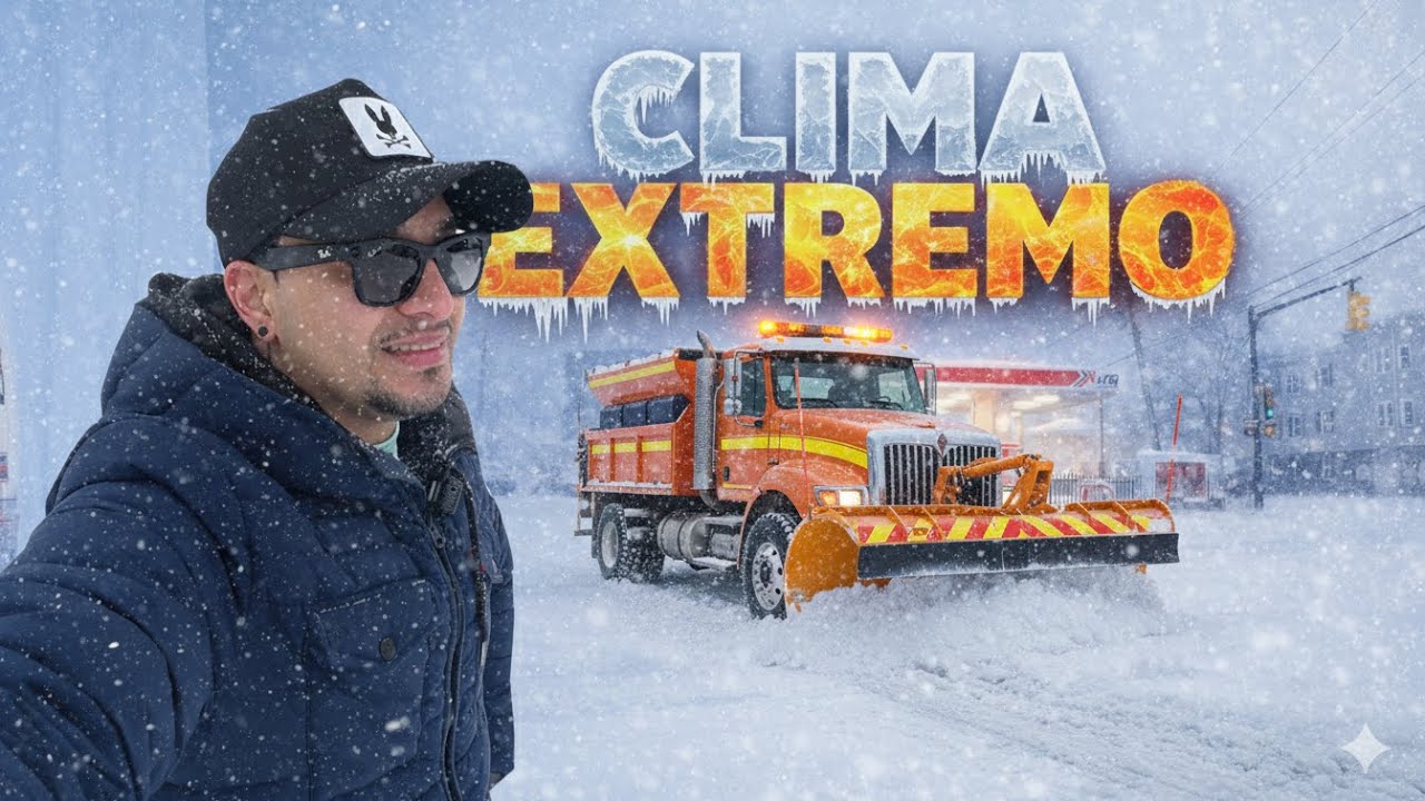 TORMENTA INVERNAL cubre todo de nieve