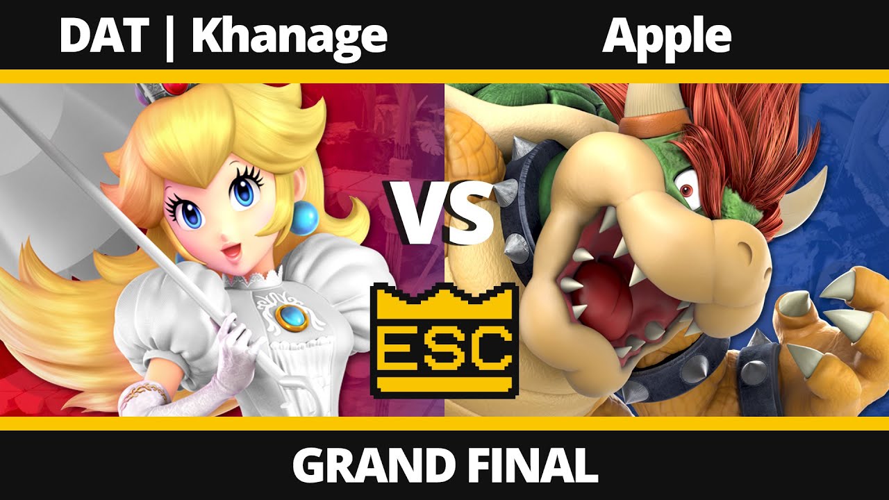 ESC 94: DAT | Khanage (Peach) Vs. Apple (Bowser) - SSBU Tournament - Grand Final